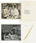 Lot of Twenty 10 x 8 Glossy Photos From Six Different Three Stooges Films, List Online at NateDSanders.com -- Very Good Condition